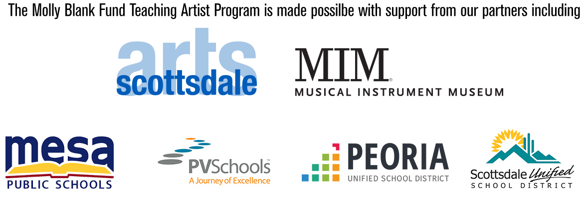 Molly Blank Fund Teaching Artist Program partners