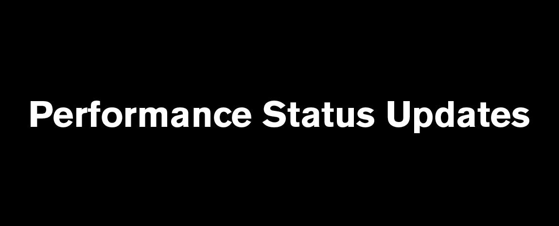 Performance Status Updates