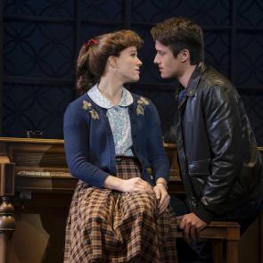 Queens College. Kennedy Caughell (“Carole King”) and James D. Gish (“Gerry Goffin”)
