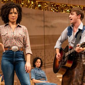 Sasha Hutchings, Sean Grandillo and the company of the national tour of Rodgers & Hammerstein's OKLAHOMA! - Matthew Murphy and Evan Zimmerman for MurphyMade