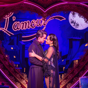 Christian Douglas & Gabrielle McClinton in the North American Tour of Moulin Rouge! The Musical, photo by Matthew Murphy for MurphyMade