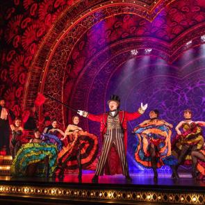 The cast of the North American Tour of Moulin Rouge! The Musical, photo by Matthew Murphy for MurphyMade