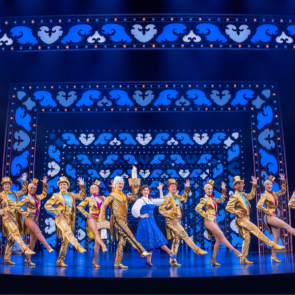 PHOTO CREDIT: Danny Gardner, Kyra Belle Johnson, and Company.  Disney's Beauty and the Beast. Photo by Matthew Murphy. (c) Disney