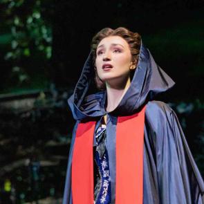 Jordan Lee Gilbert as Christine Daaé in The Phantom of the Opera North American Tour. Photo: Matthew Murphy and Evan Zimmerman